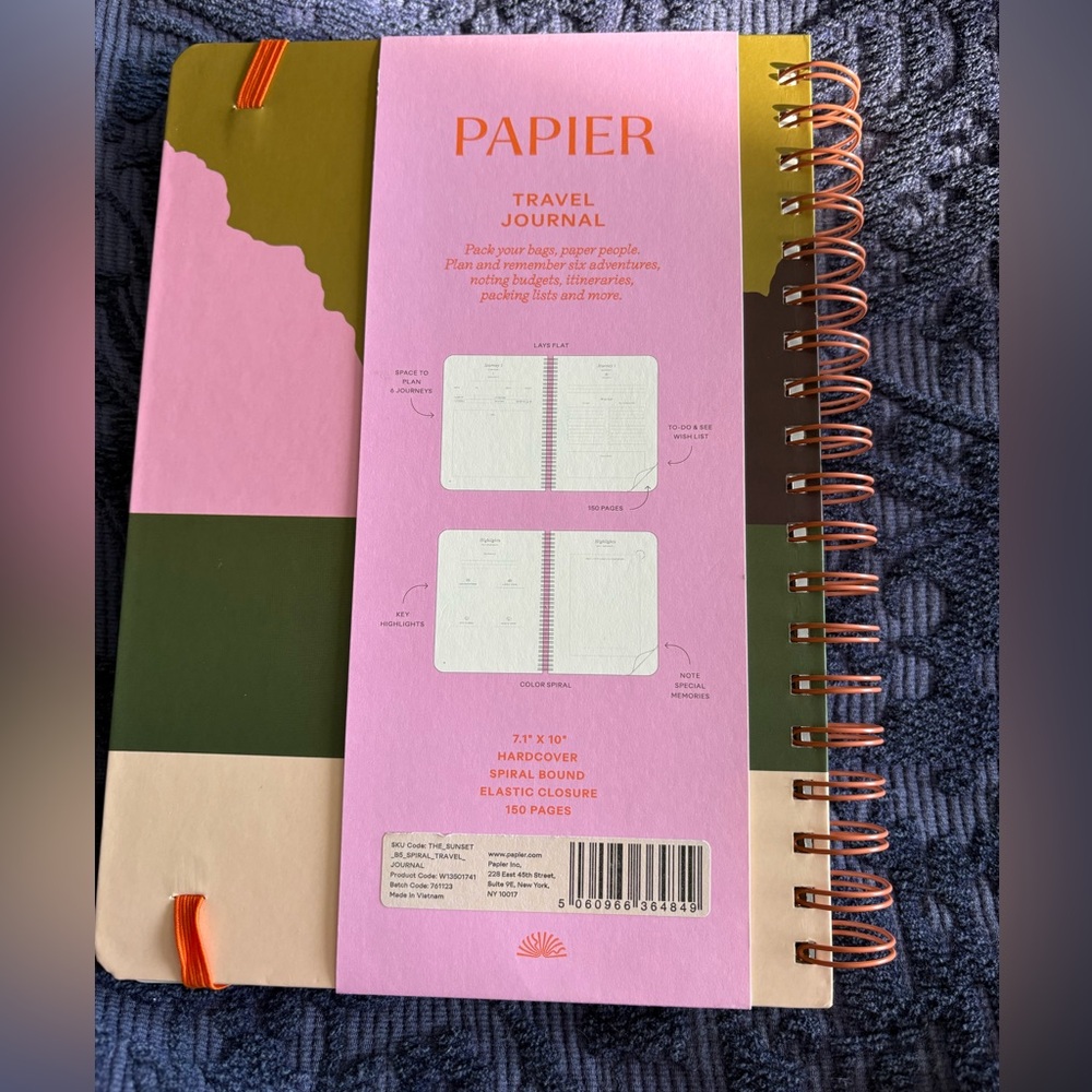 Multicolor Travel Journal - Picture 3 of 9